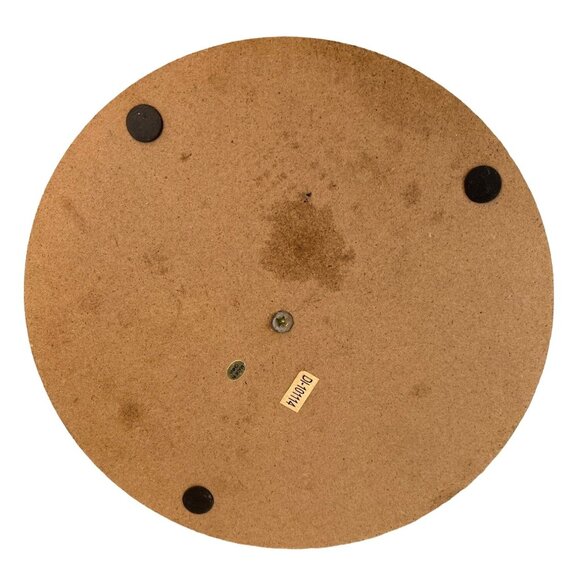 Round Mid-Century Modern Wooden Lazy Susan Serving Tray - Picture 6 of 8